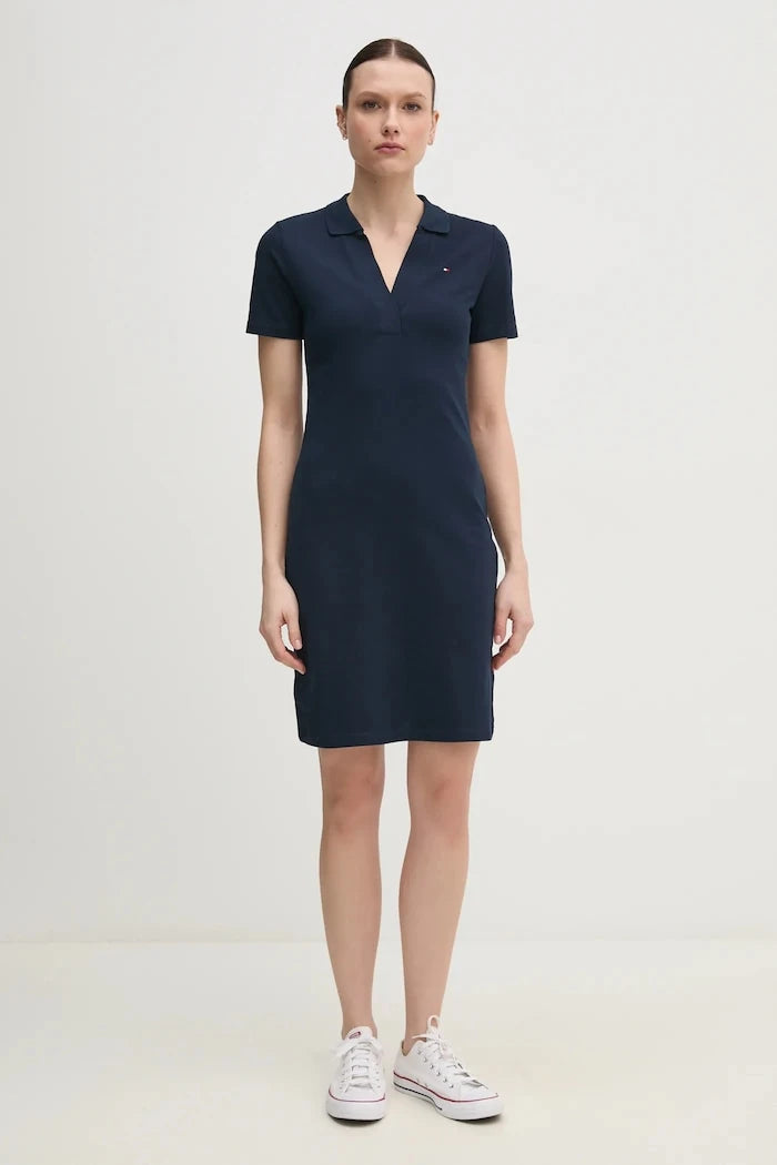 Tommy Hilfiger pamuk ve elastan elbise