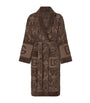 Dolce & Gabbana Casa Terry Cotton DG Logo Robe