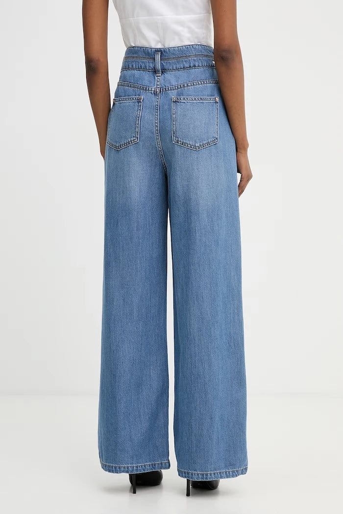 Morgan дънки wide leg дамски PILOFI