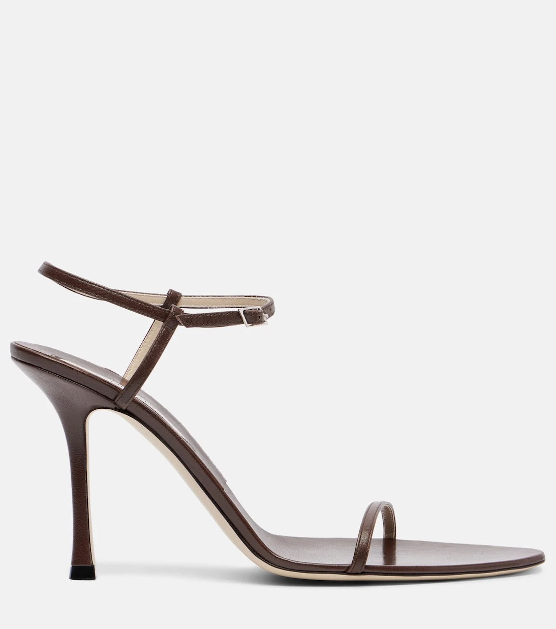 Christen - Double Strap 95 leather sandals