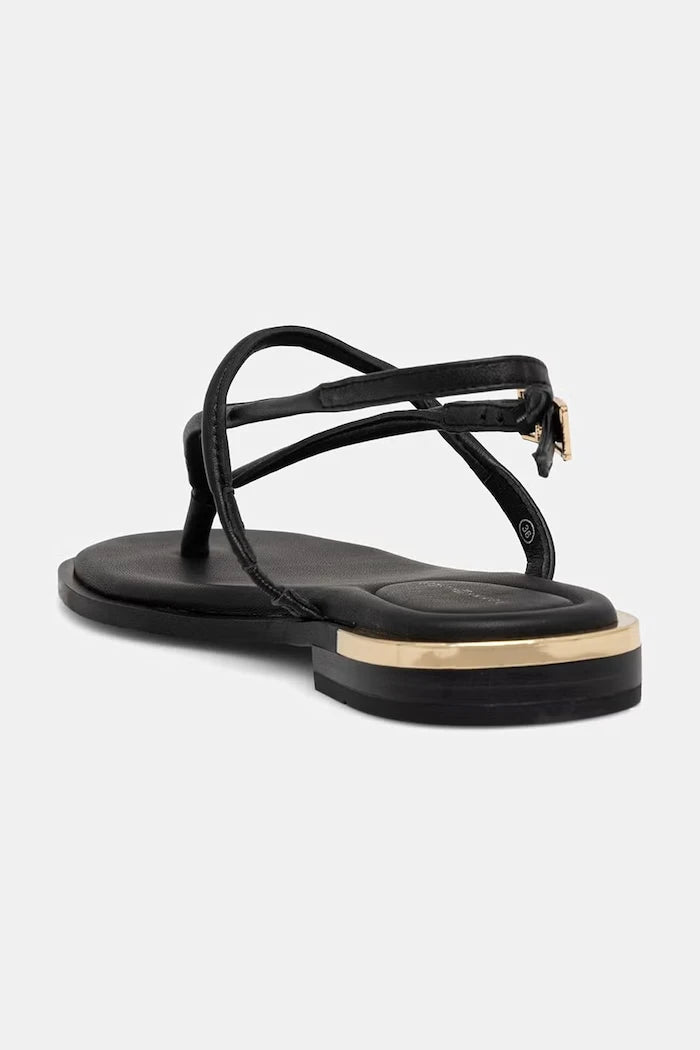 Tommy Hilfiger Kadın Deri Sandalet GOLD HEEL DRESSY SANDAL