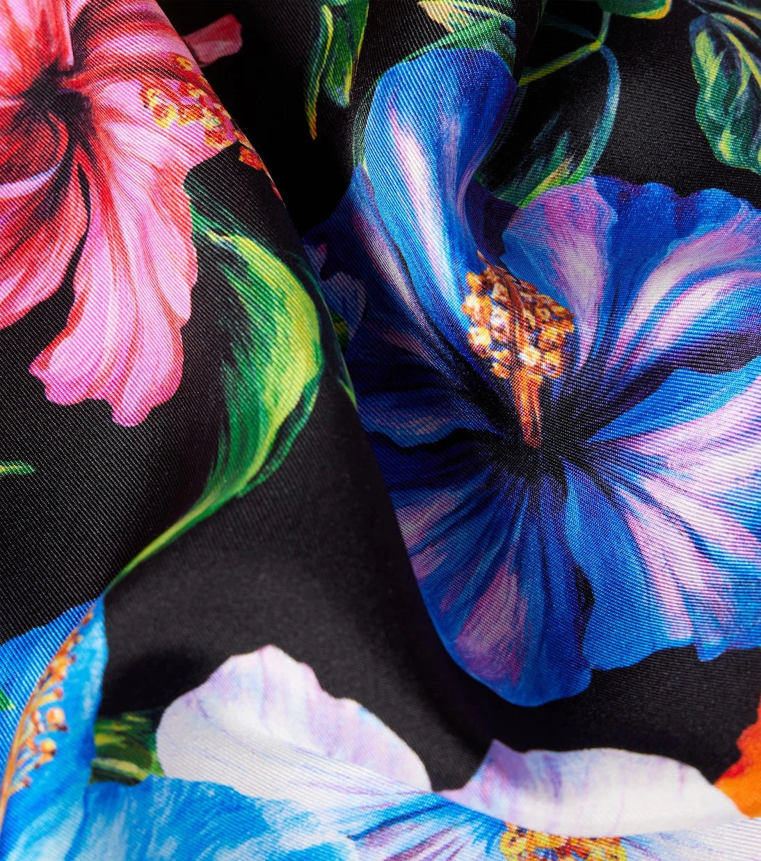 Dolce&Gabbana - Floral silk twill scarf