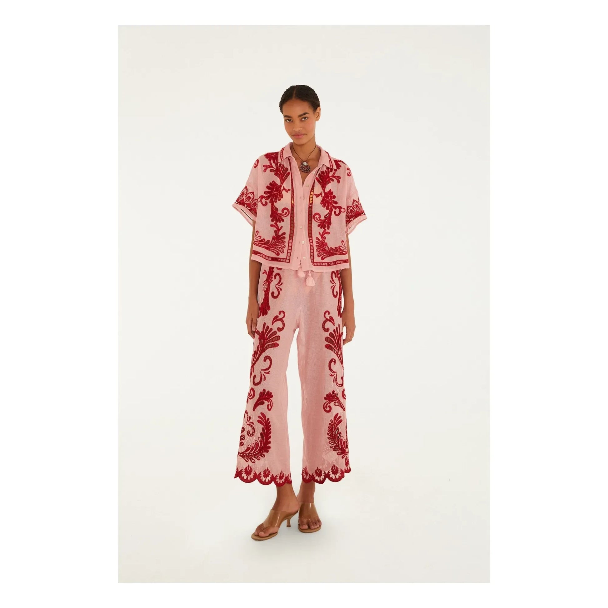 Farm Rio - Arabesque blouse | Pink