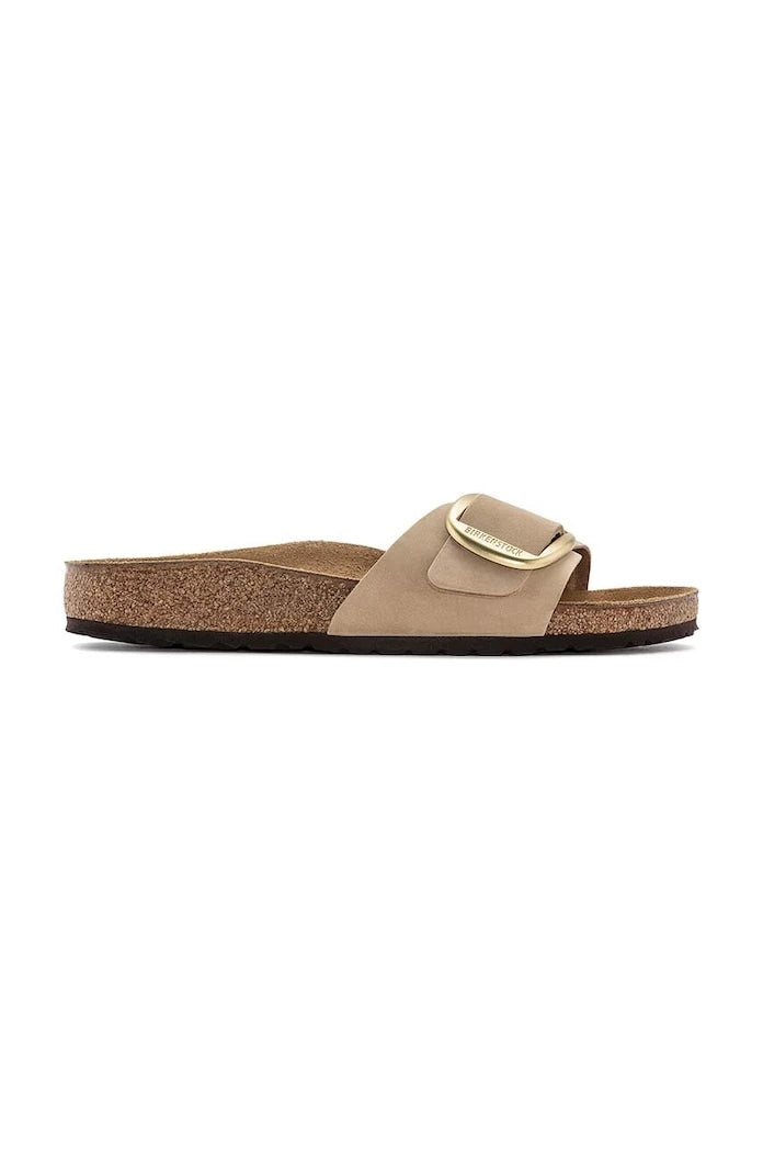 Чехли от набук Birkenstock Madrid Big Buckle
