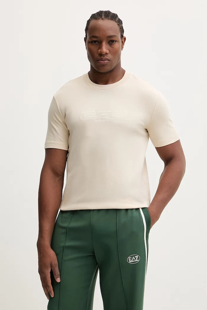 Памучна тениска EA7 Emporio Armani