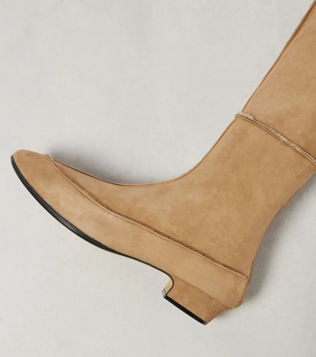 The Row - Awar suede over-the-knee boots
