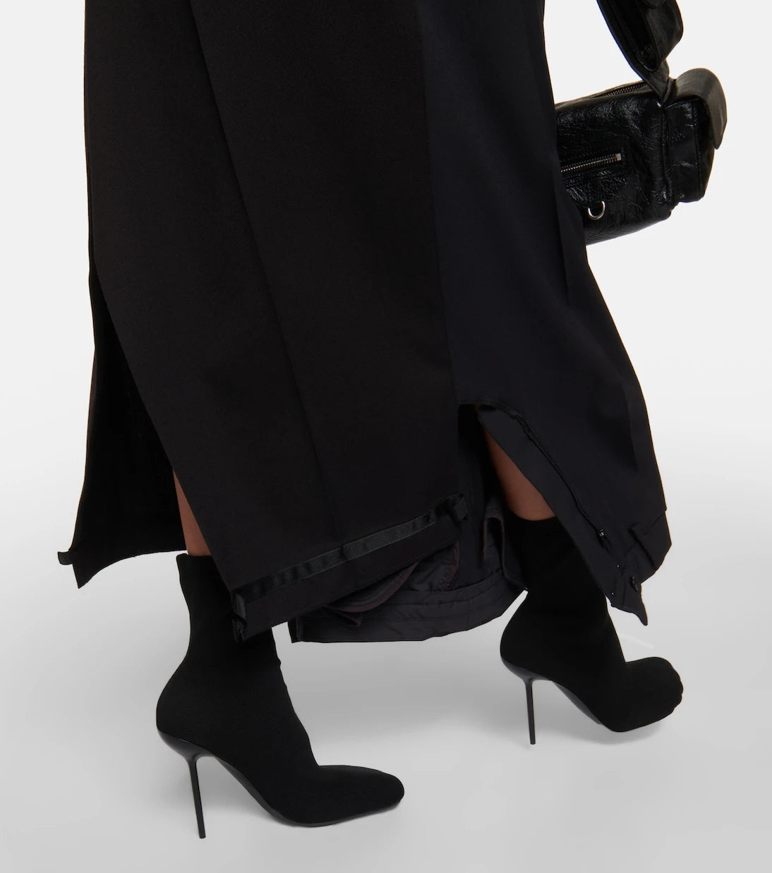 Balenciaga - Anatomic sock ankle boots