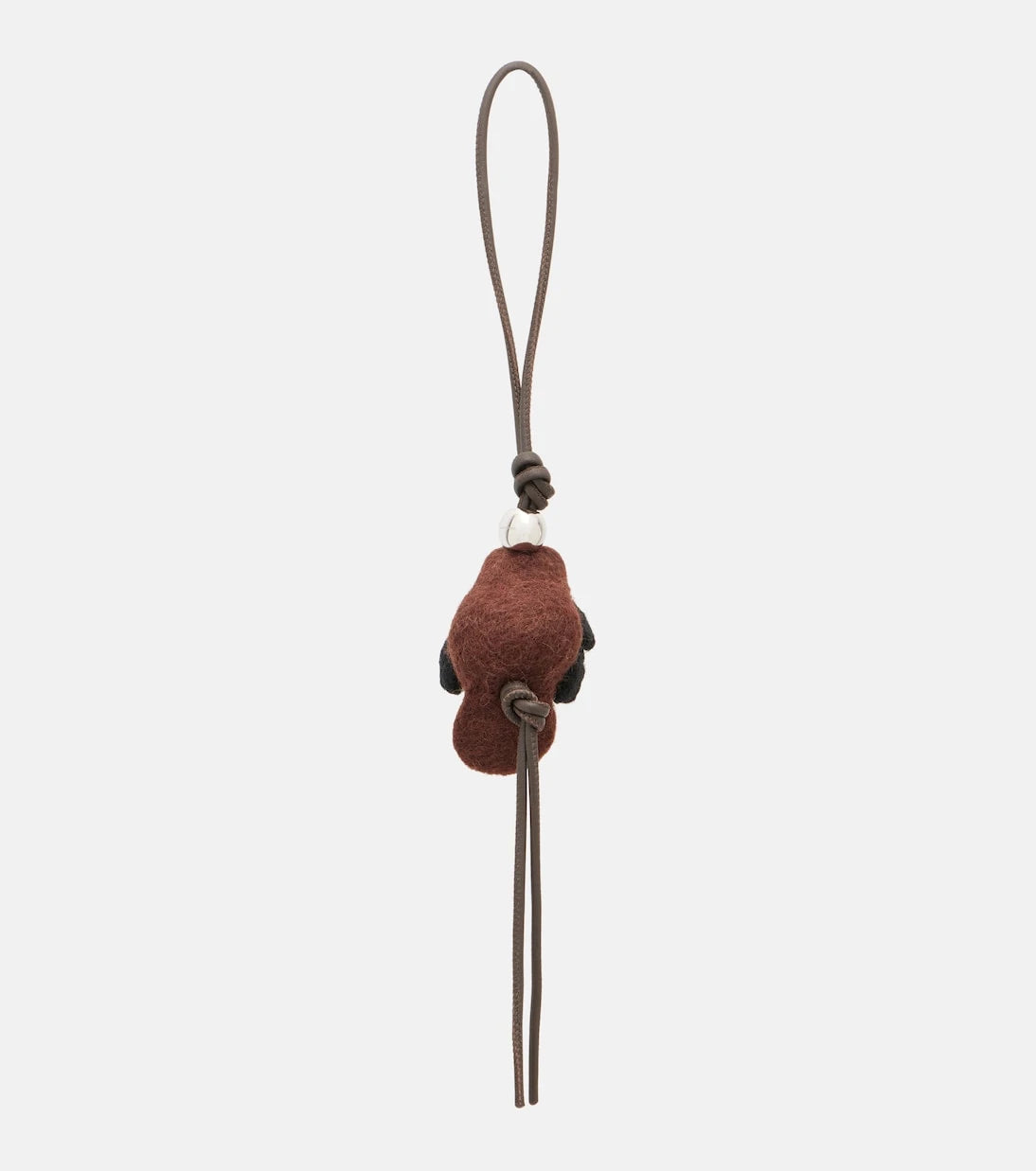 Loewe - Leather-trimmed wool bag charm