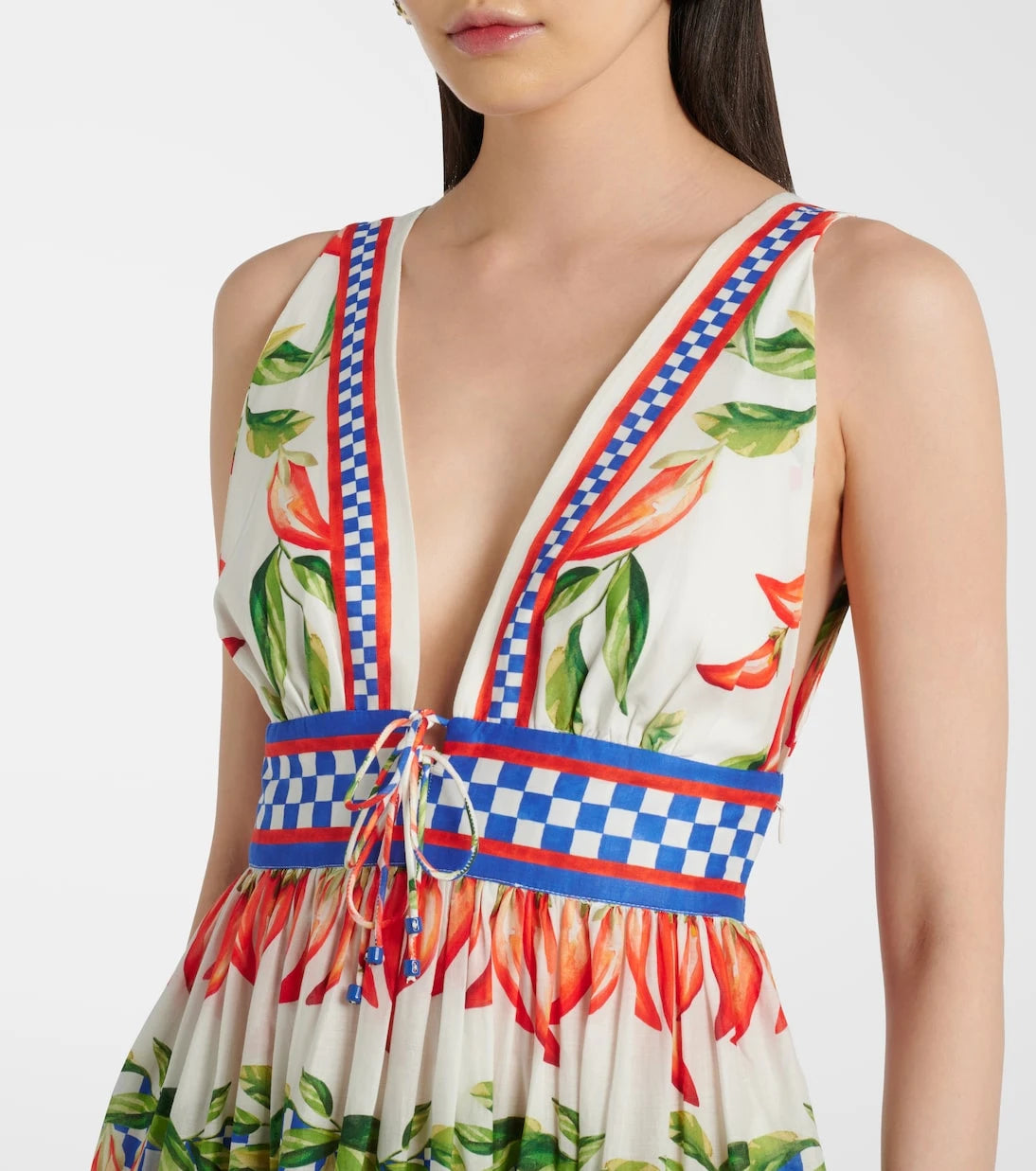 Farm Rio - Printed cotton midi dress