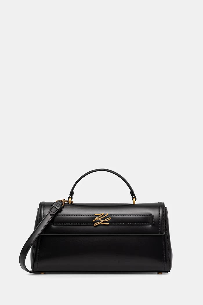 Karl Lagerfeld чанта дамска от кожа K/AUTOGRAPH