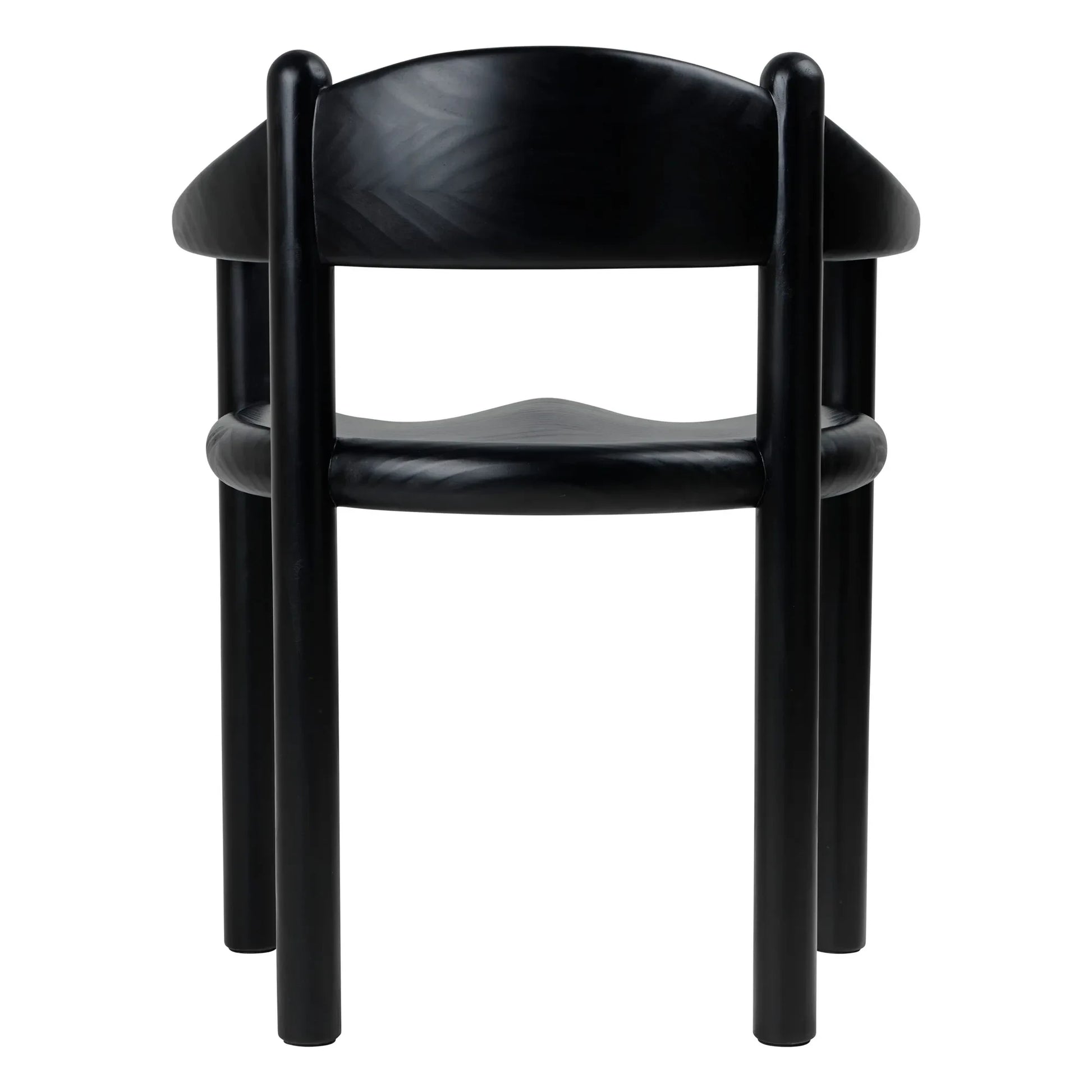 Gubi - Daumiller chair with armrests, Rainer Daumiller | Black