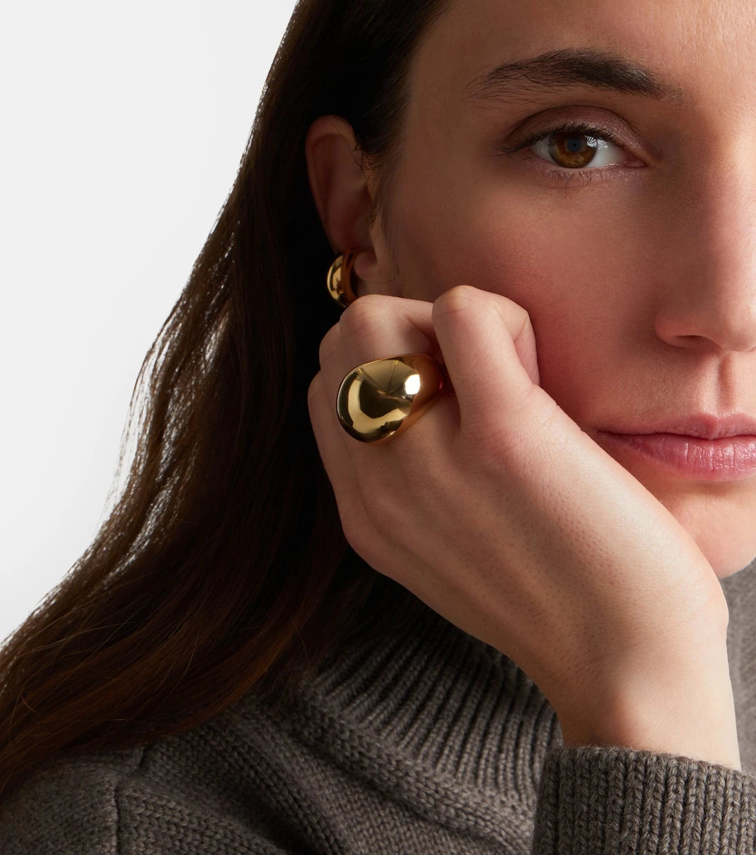 Jennifer Fisher - Dylan 10kt gold-plated ring