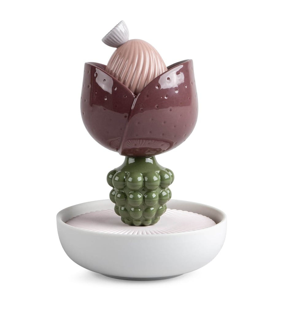 Lladro Porcelain Imaginary Flower III Diffuser