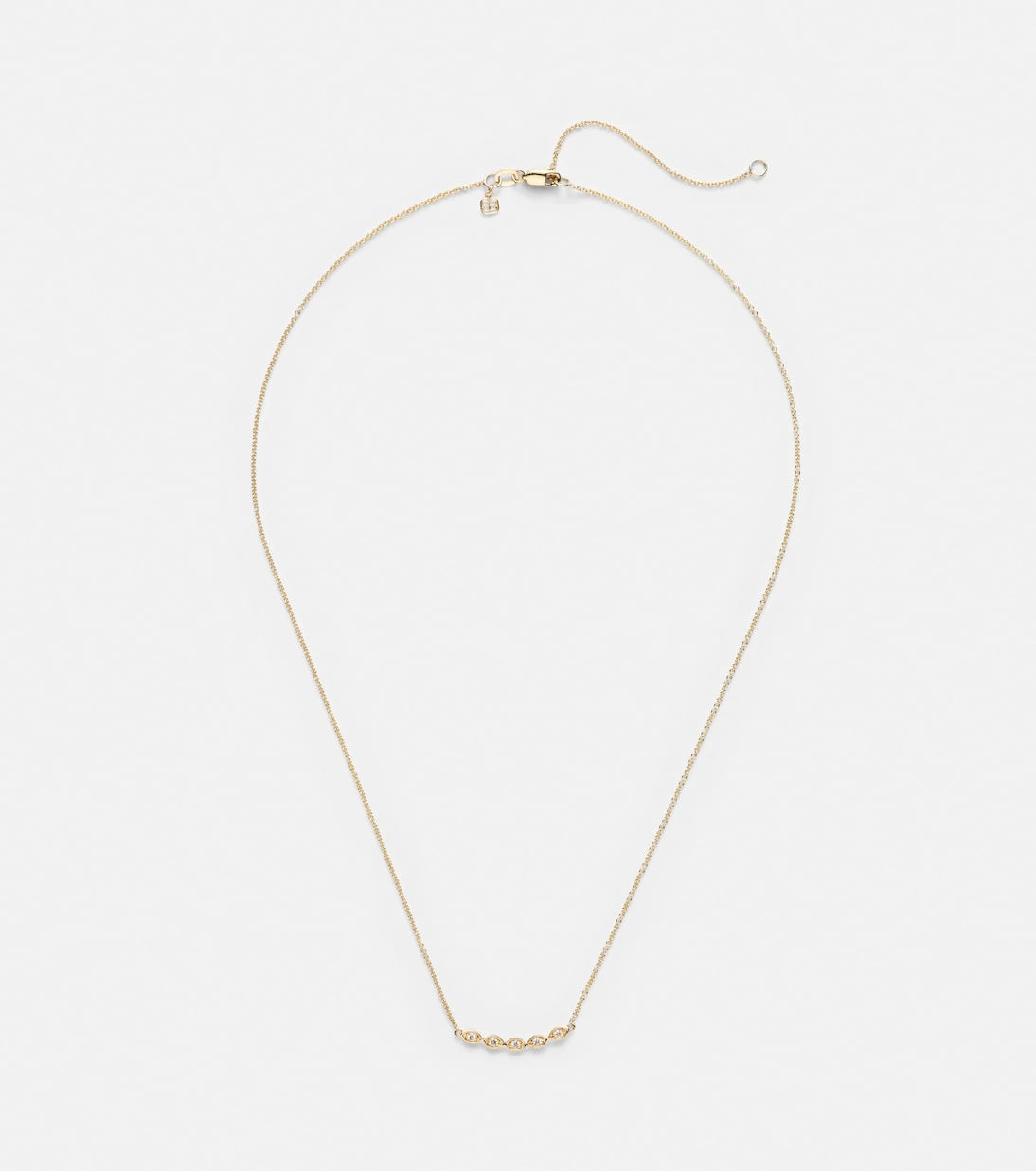 Sydney Evan - 14kt gold necklace with diamonds
