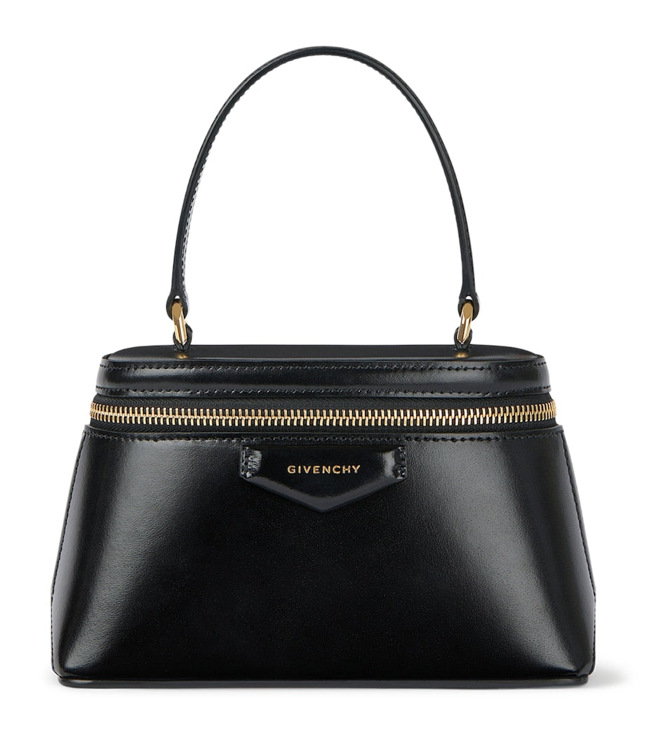 Givenchy Leather Antigona Vanity Top-Handle Bag