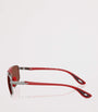 Ray-Ban Silver x Scuderia Ferrari RB3776M Irregular Sunglasses