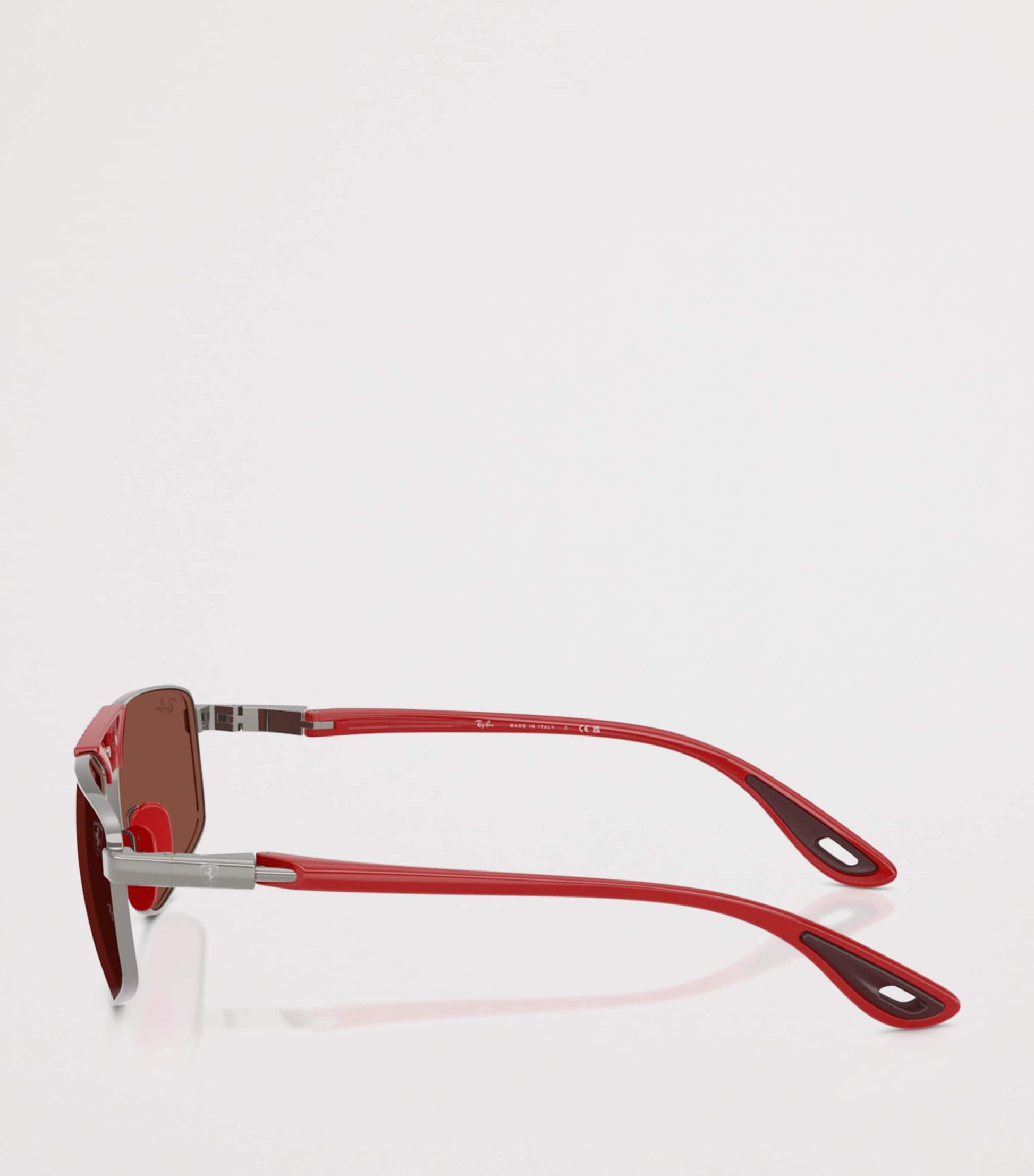 Ray-Ban Silver x Scuderia Ferrari RB3776M Irregular Sunglasses