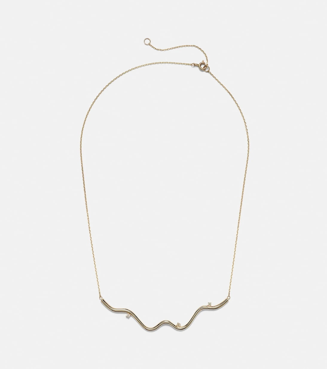 Stone and Strand - Harbor Lights 10kt gold necklace with diamonds
