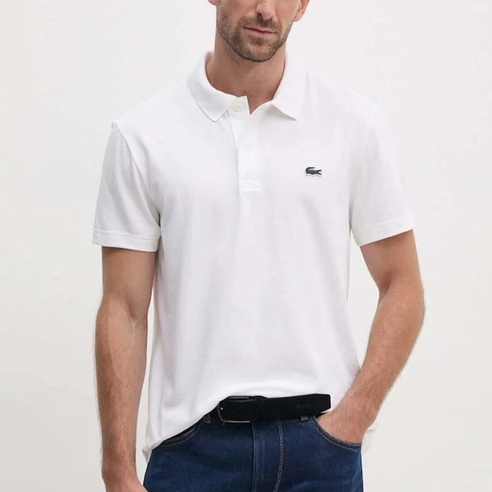 Yaka detaylı erkek Lacoste pamuklu tişört
