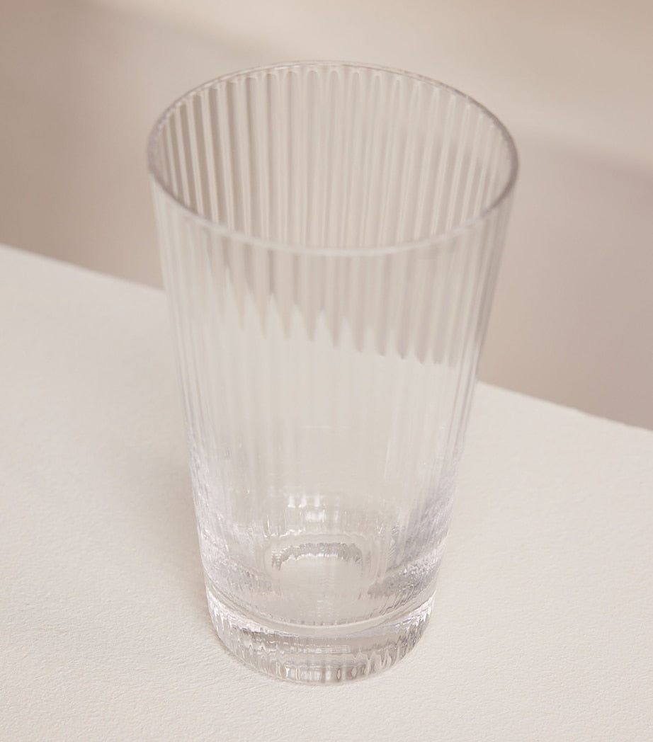 Set of 4 Fluted Highball Glasses