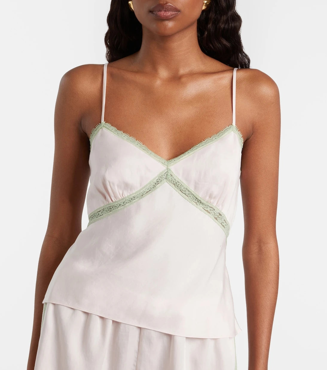 Posse - Perla lace-trimmed camisole