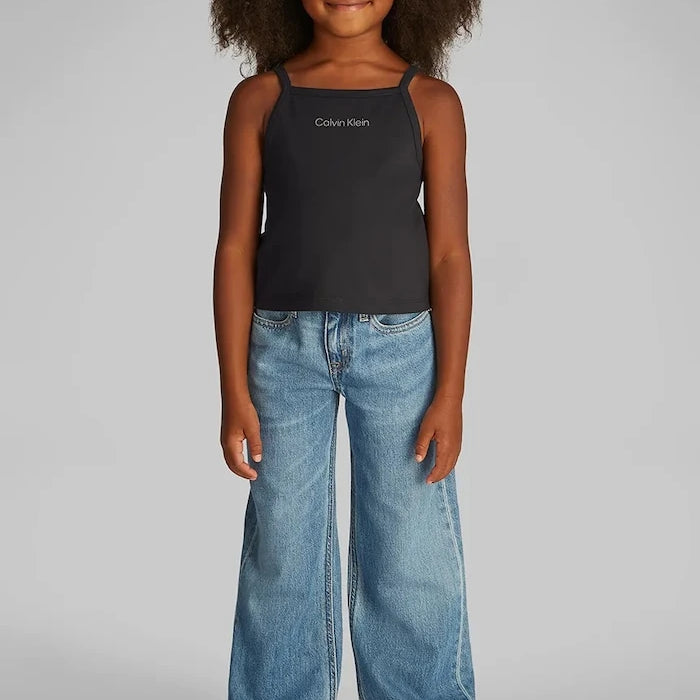 Детски памучен топ Calvin Klein Jeans