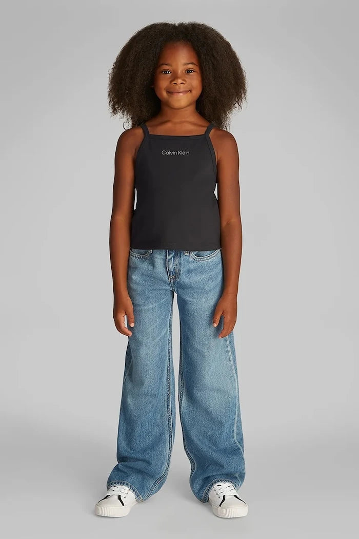 Детски памучен топ Calvin Klein Jeans