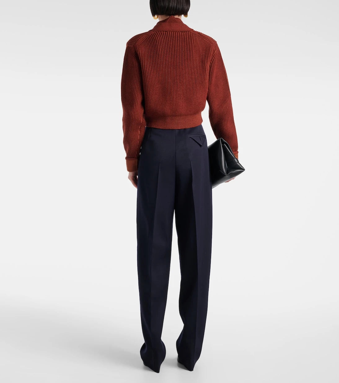 Victoria Beckham - Cropped wool-blend cardigan