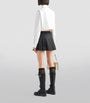 Re-Nylon Pleated Mini Skirt
