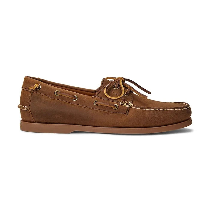 Мокасини от набук Polo Ralph Lauren Merton Boat