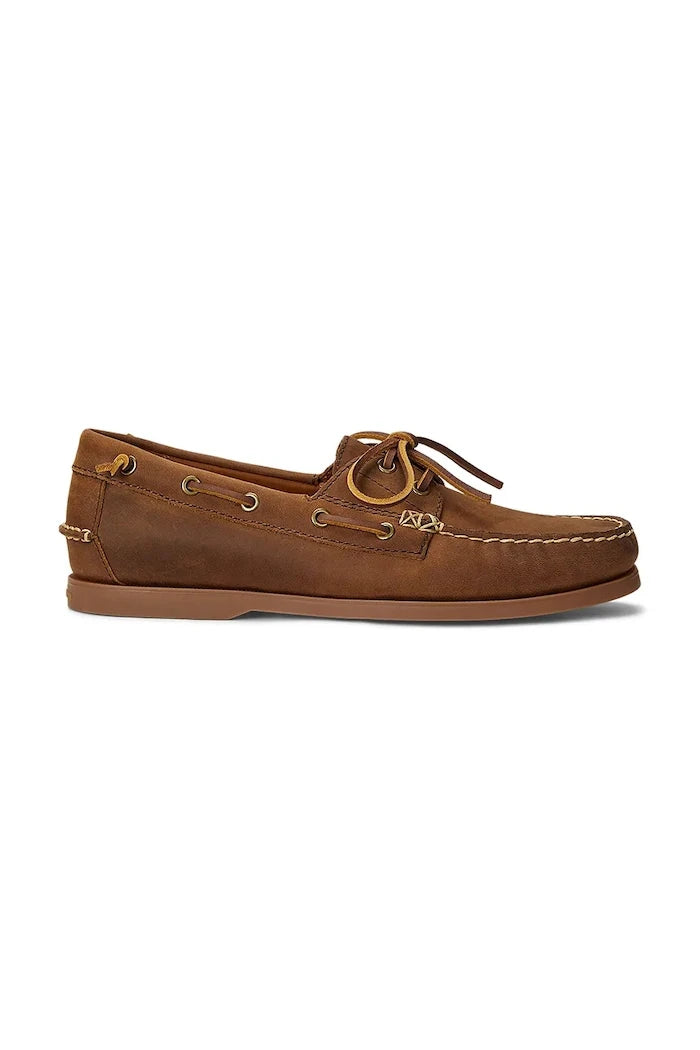 Мокасини от набук Polo Ralph Lauren Merton Boat