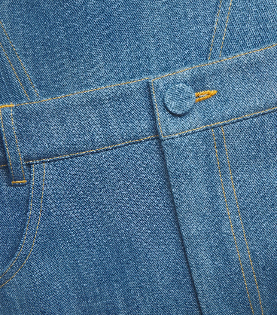 Blue Denim Megan Midi Skirt