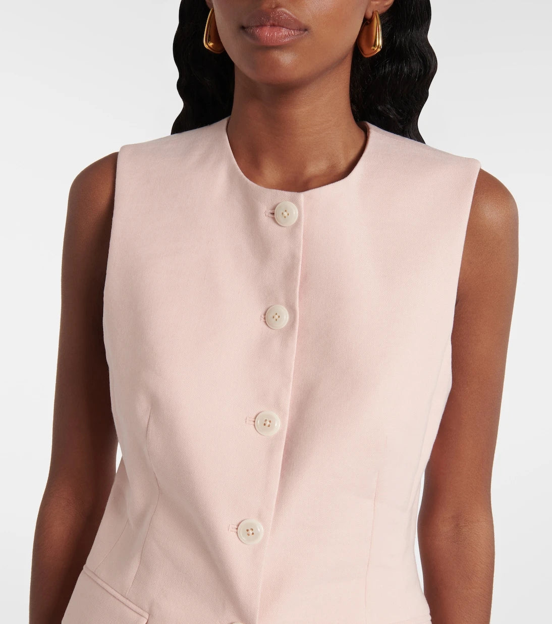 Veronica Beard - Lois linen-blend vest