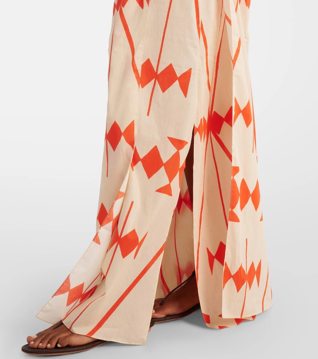 Johanna Ortiz - Printed cotton poplin midi dress