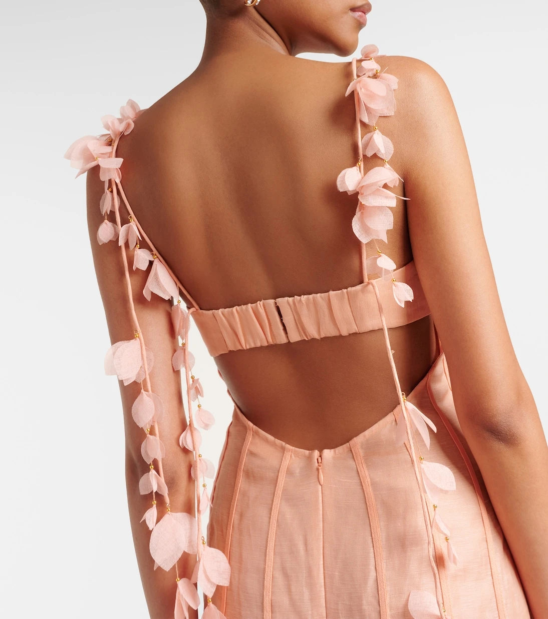 Zimmermann - Dawning linen and silk midi dress