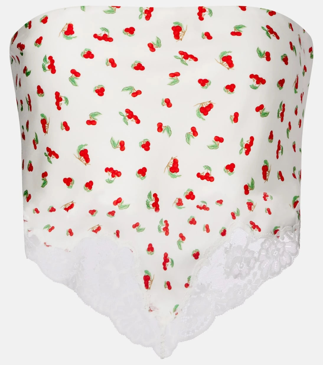 Posse - Fae lace-trimmed printed top