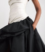 Marmar Halim Multi Mikado-Taffeta Strapless Gown