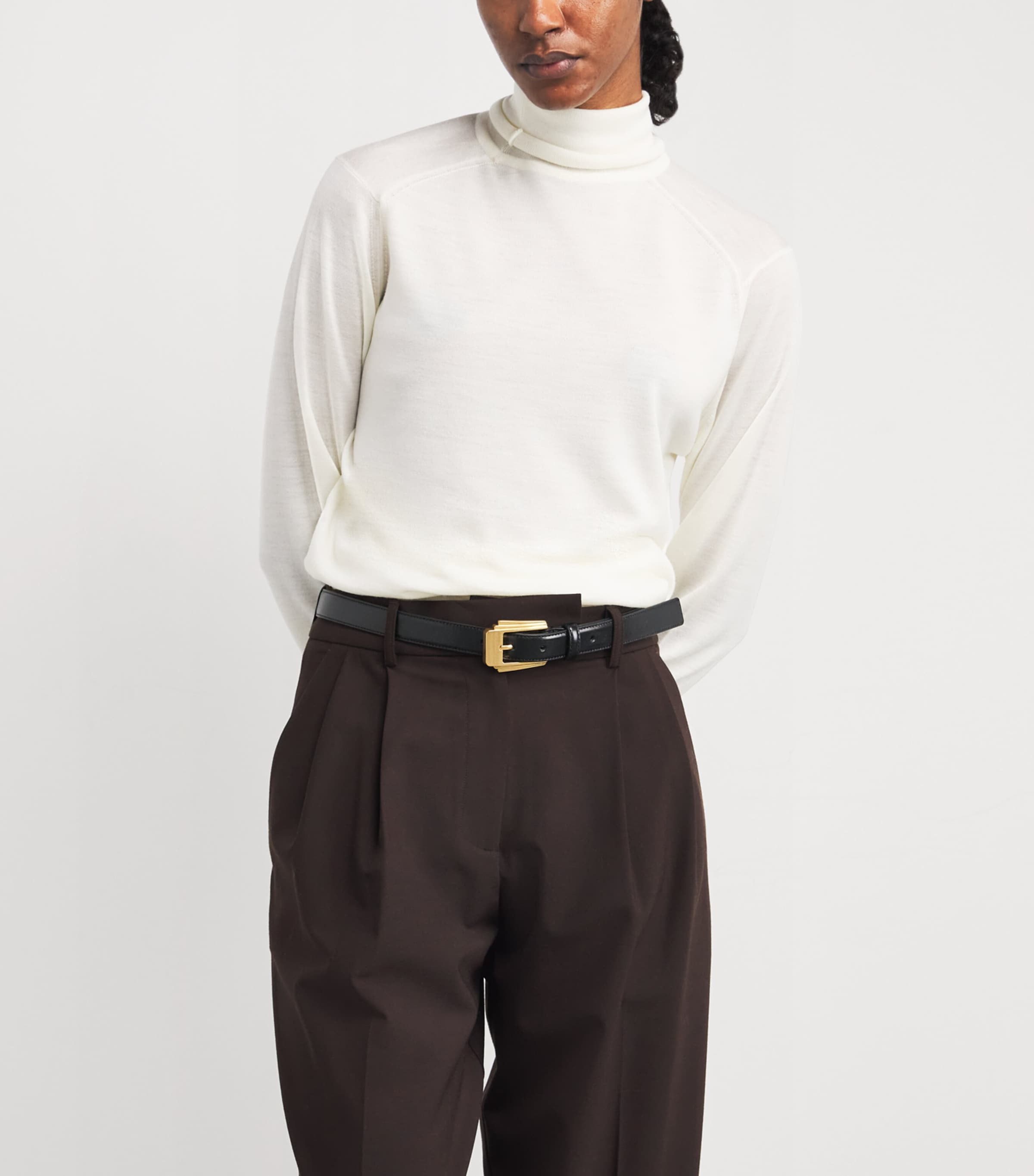 Weekend Max Mara Black x Giuliva Heritage Leather Belt