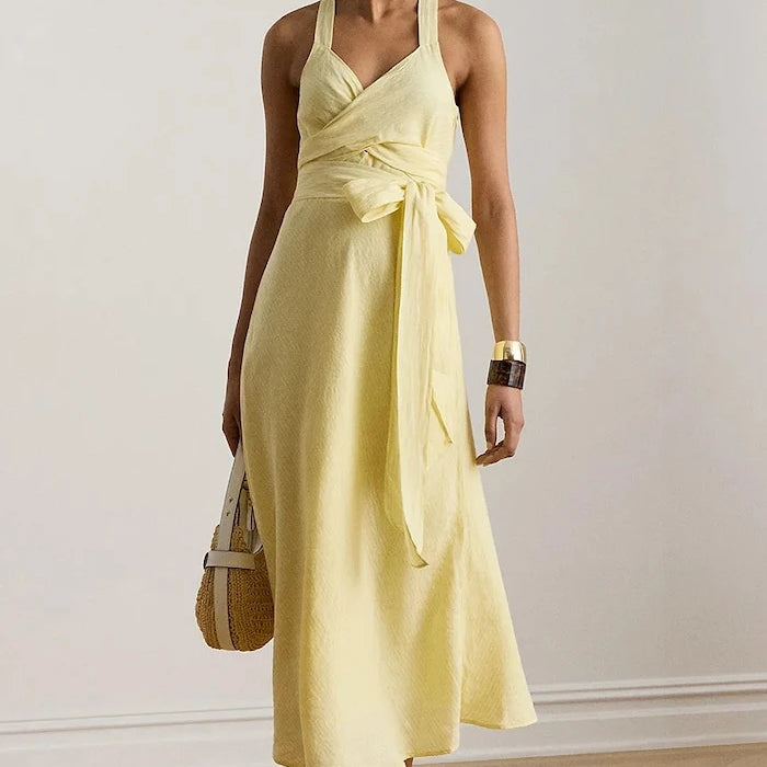 Lauren Ralph Lauren лятна рокля от лен
