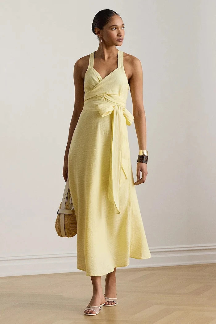 Lauren Ralph Lauren лятна рокля от лен