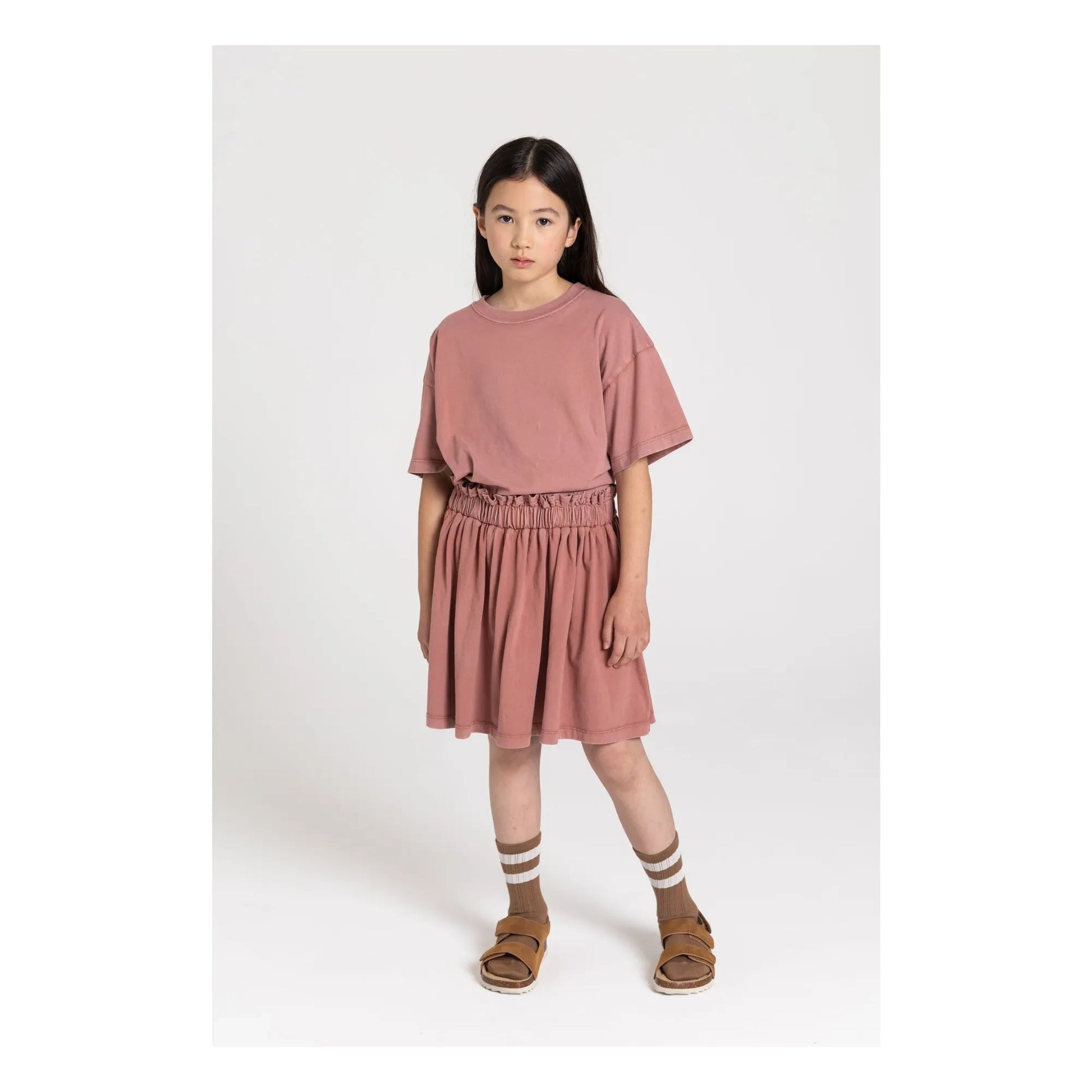 Smallable Kid - Flow Skirt Jersey Organic Cotton | Plum