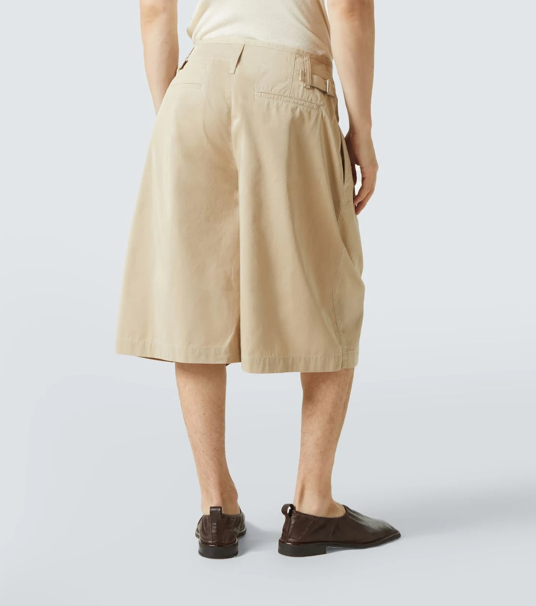 Lemaire - Maxi cotton twill Bermuda shorts
