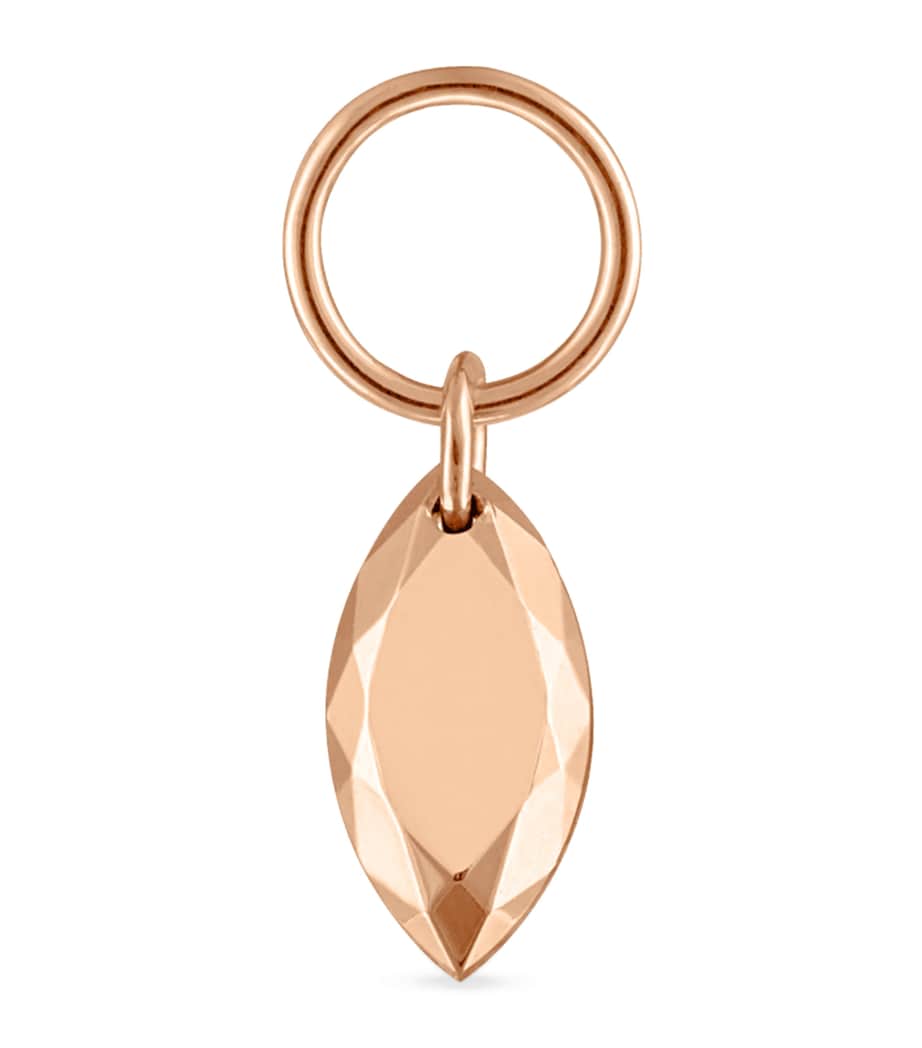 Maria Tash Faceted Gold Marquise Charm (5.5mm)