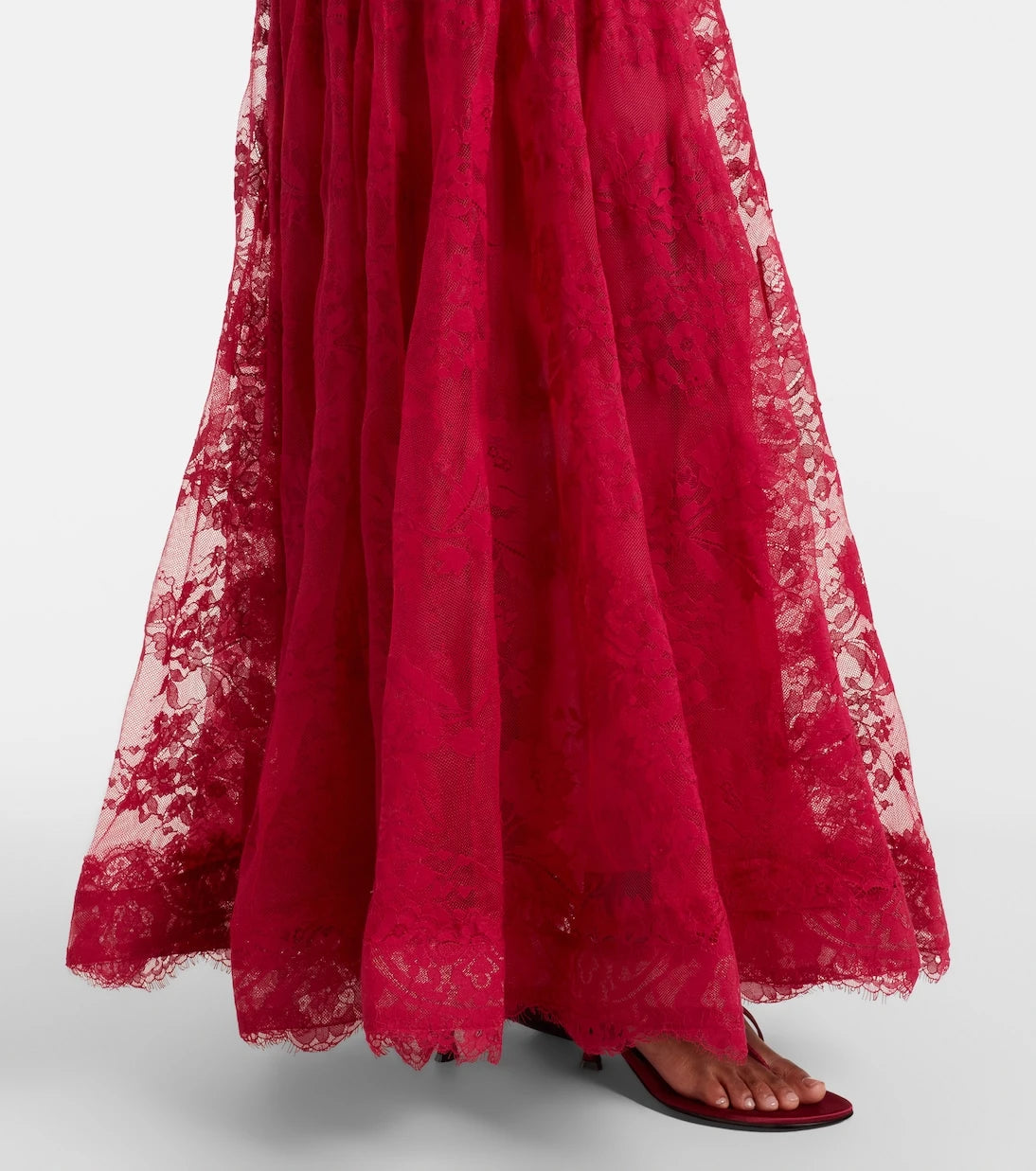 Zimmermann - Luna off-shoulder floral lace gown