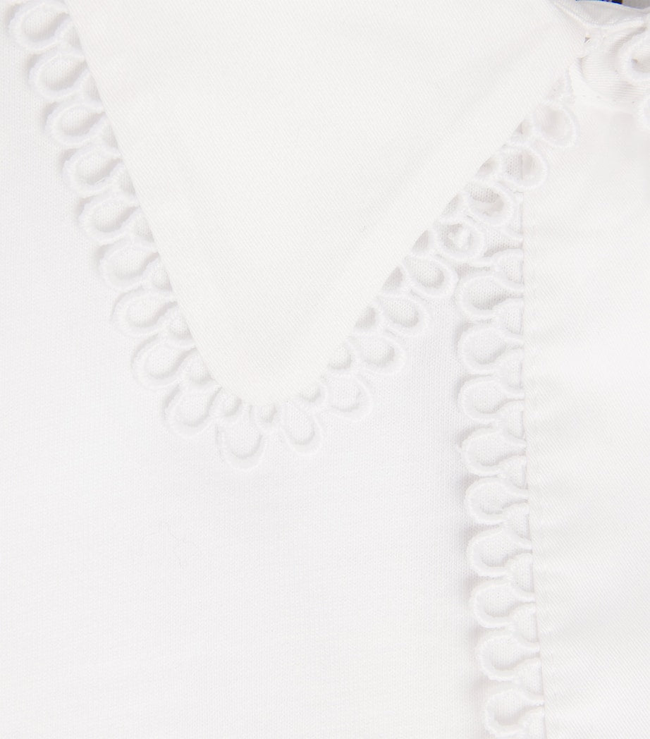 ME+EM White Cotton Collared Tank Top