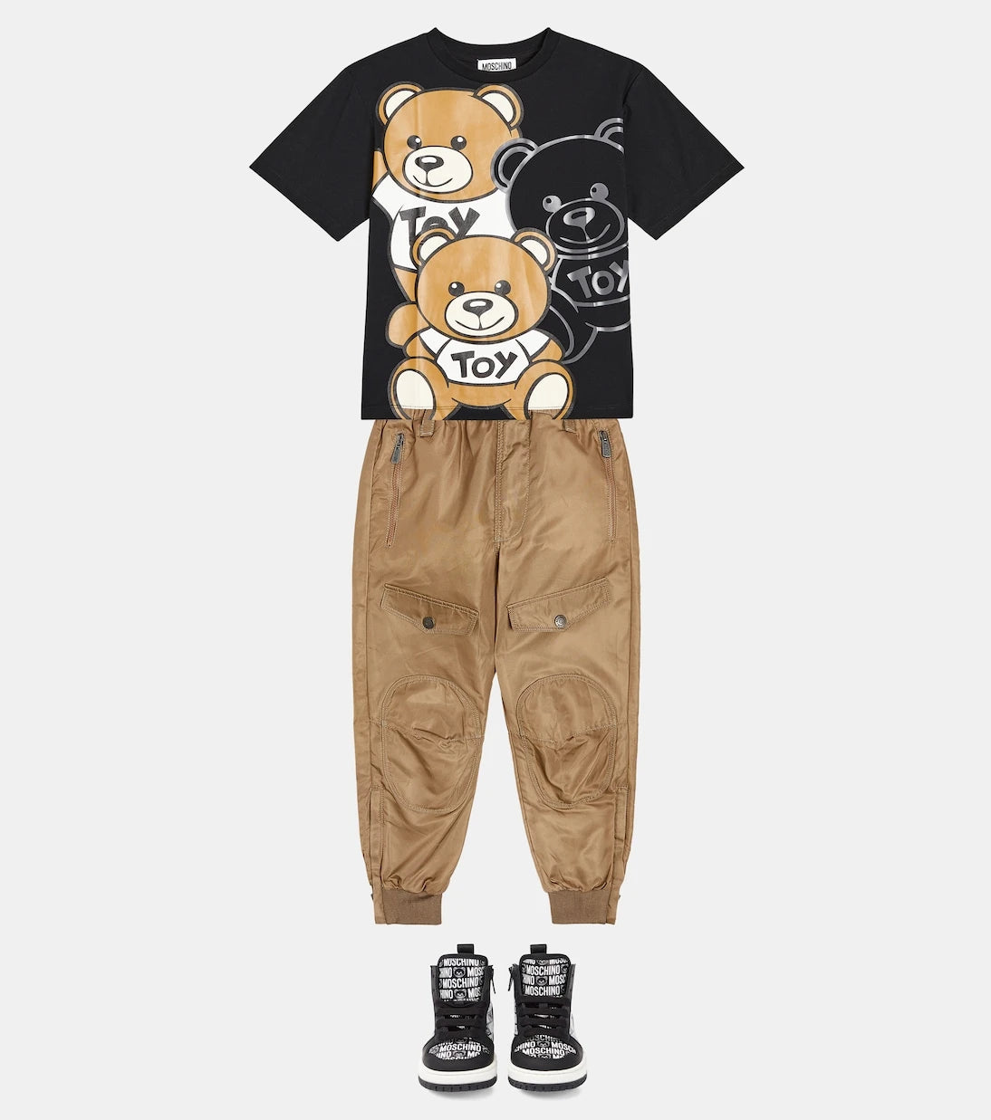 Moschino Kids - بنطلون كارغو
