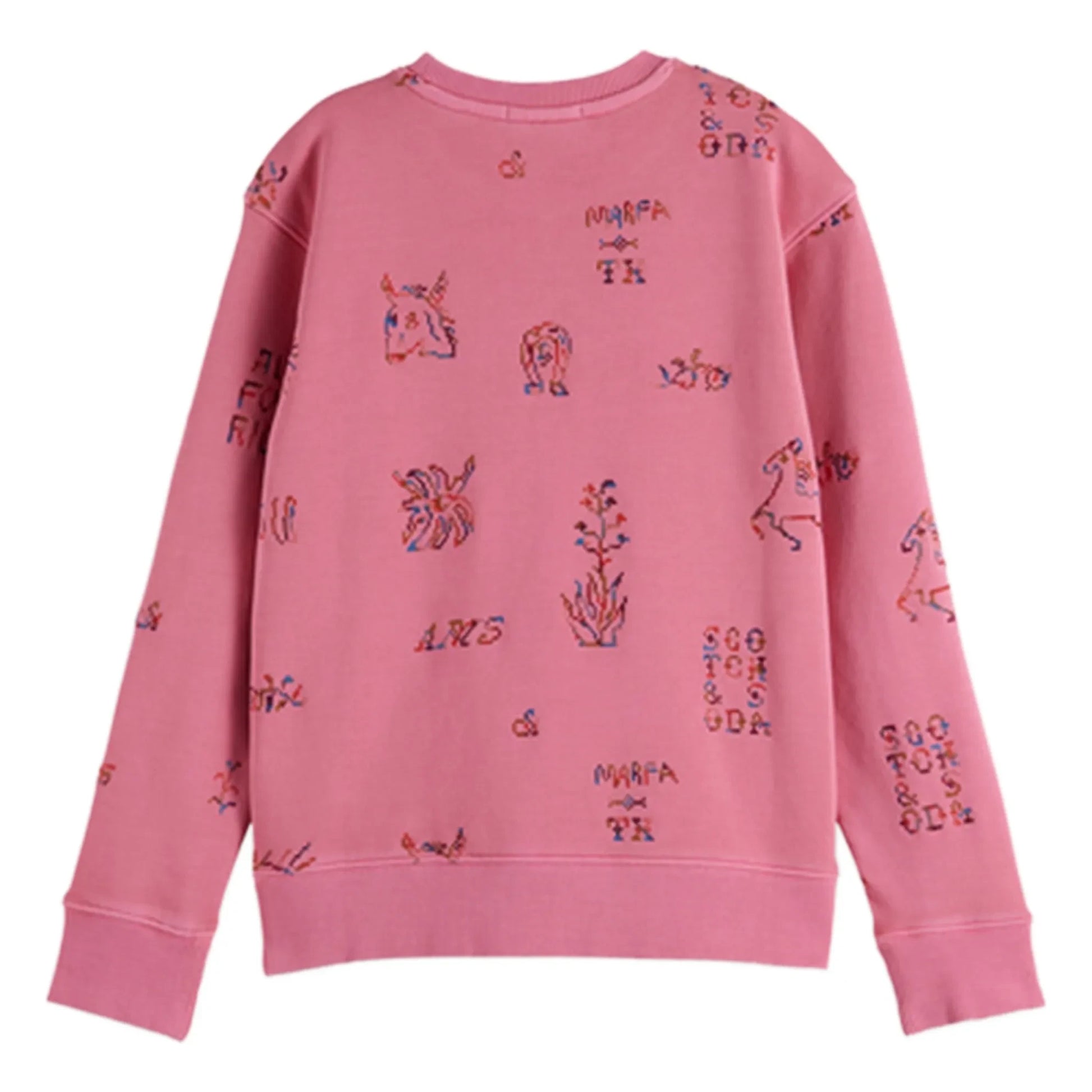 Scotch & Soda - Sweat Embroidered Horses | Pink