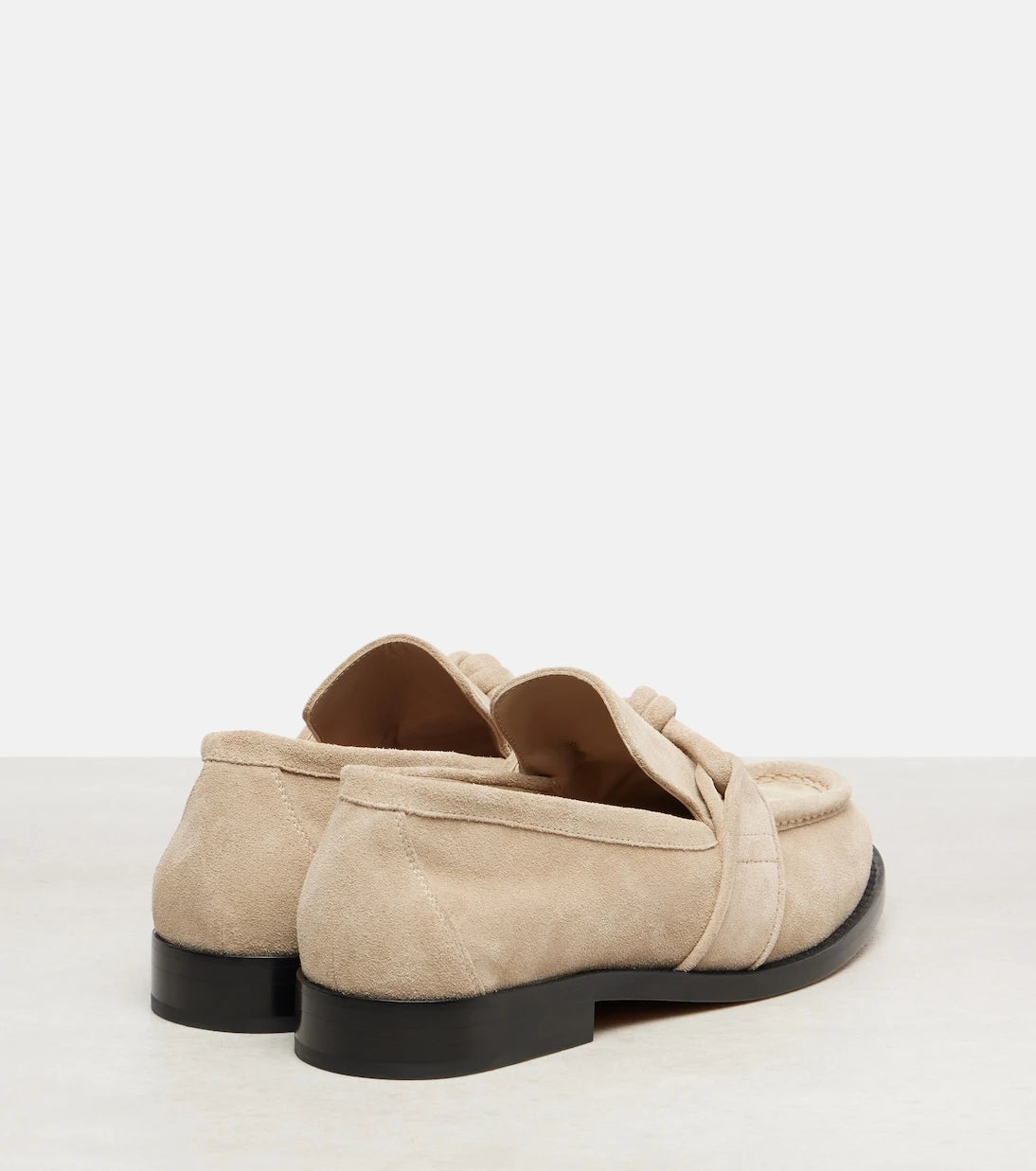 Bottega Veneta - Astaire Knot suede loafers