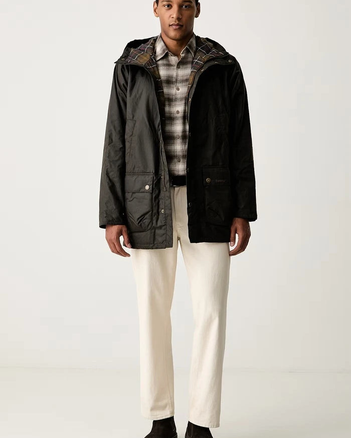 Barbour erkek wax Bedale parka