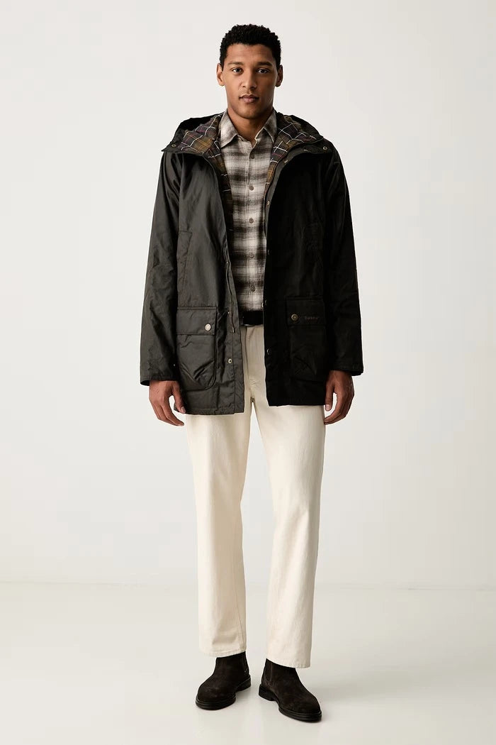 Barbour erkek wax Bedale parka